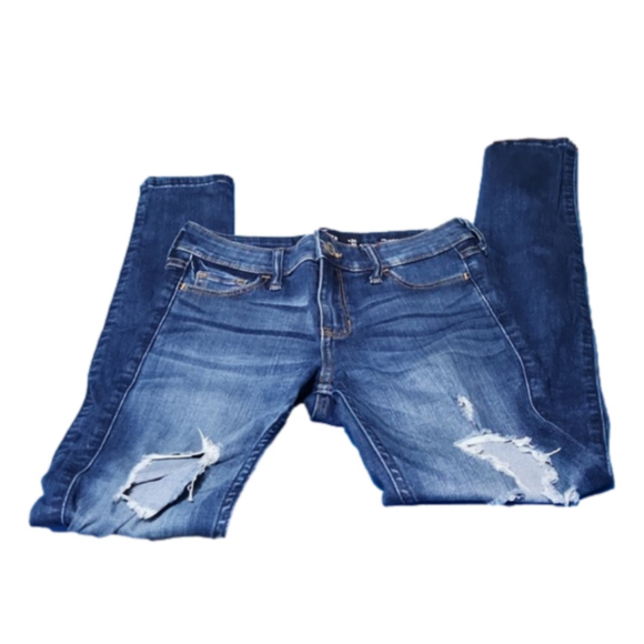 Hollister skinny distressed jeans sz. 24w x 30l - Picture 1 of 2
